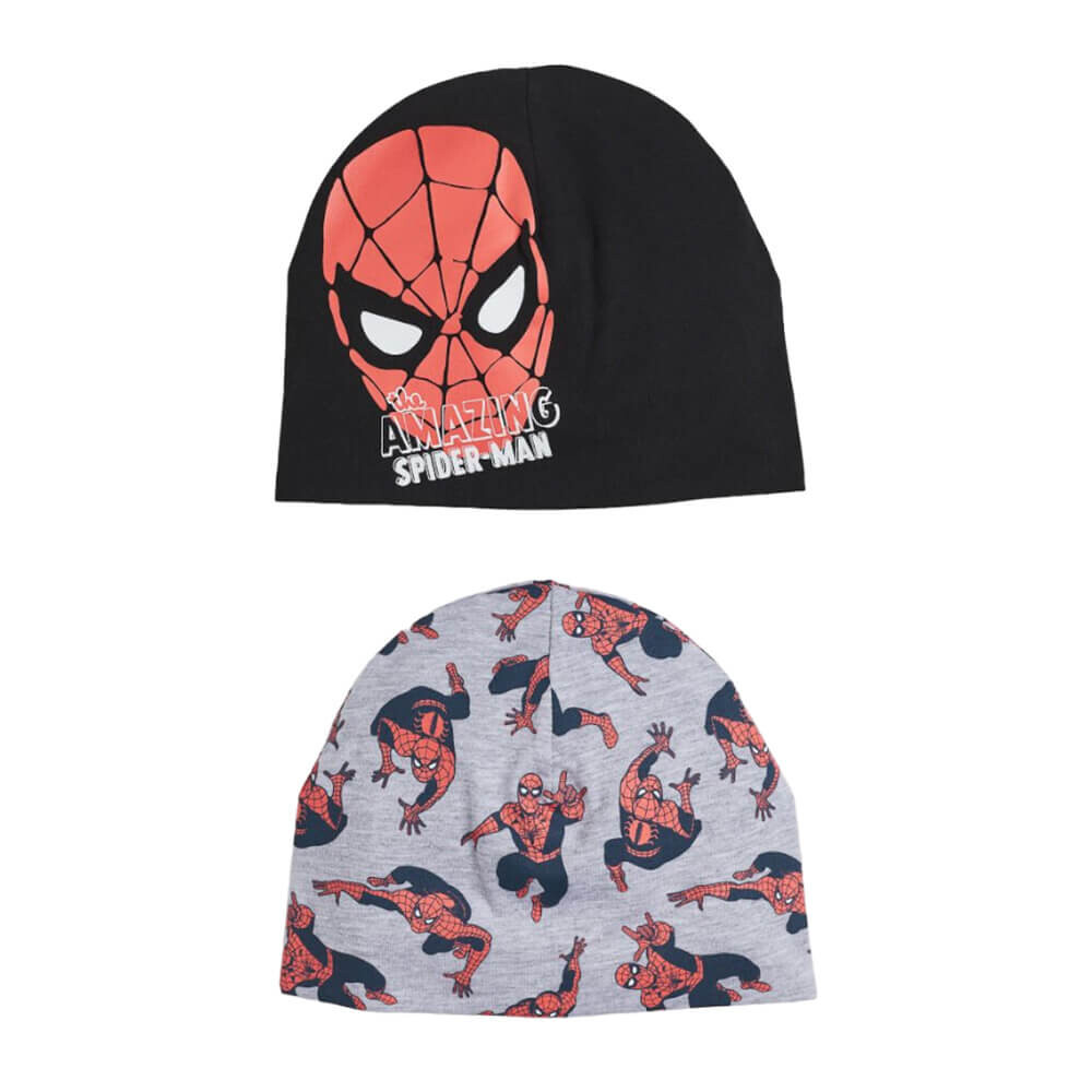 

Комплект из двух шапок джерси с принтом H&M Spider-Man, светло-серый