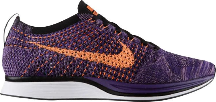 

Кроссовки Nike Flyknit Racer 'Atomic Purple Orange', фиолетовый