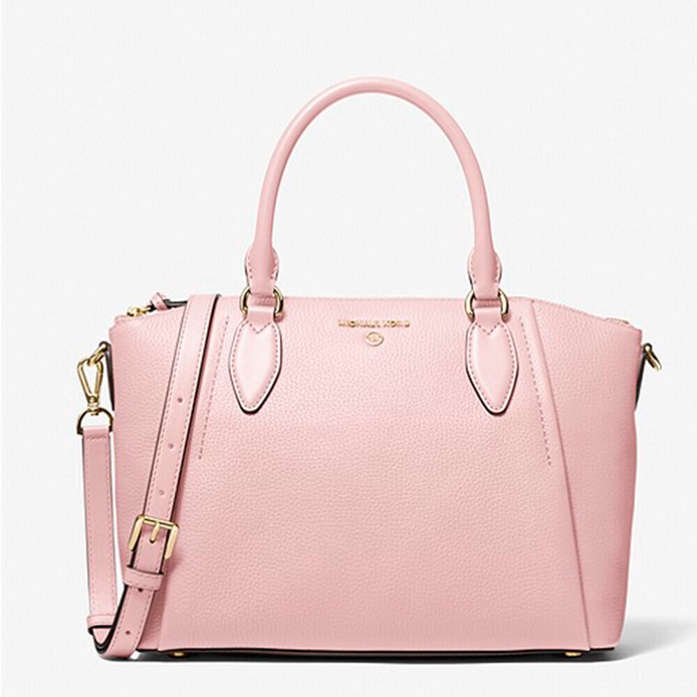 

Сумка Michael Michael Kors Sienna Medium Pebbled Leather, светло-розовый