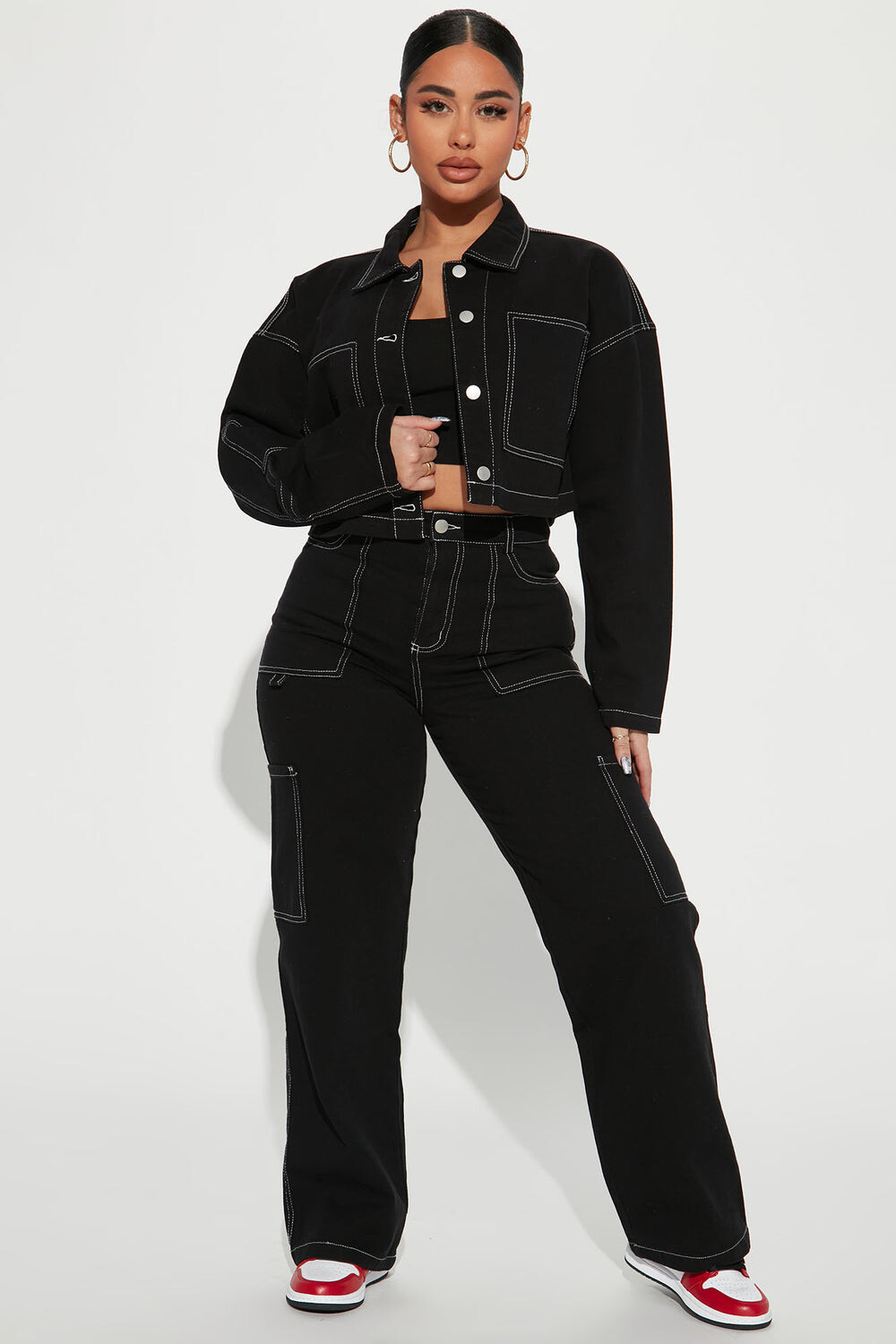

Джинсы Fashion Nova FN07216B, черный