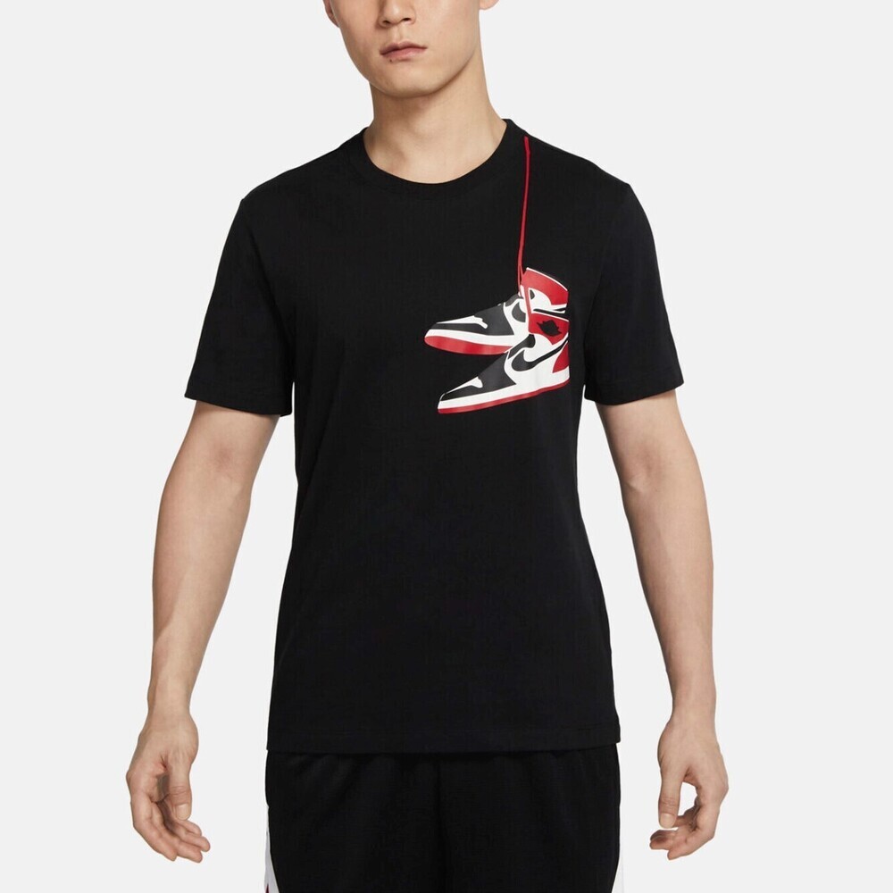 

Футболка Nike As M J Brand Aj-1 Shoe Ss Crew, черный