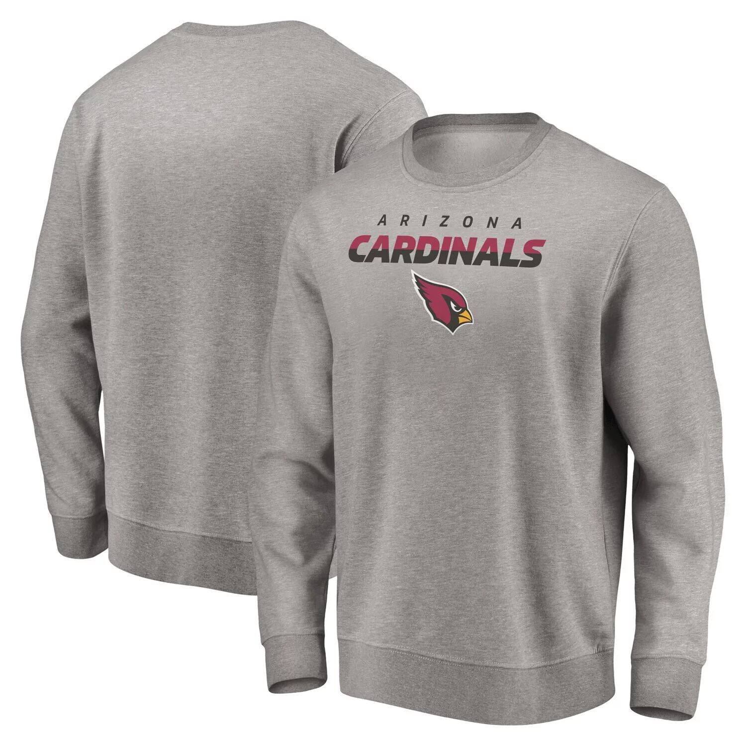 

Мужской фирменный серый пуловер с принтом Arizona Cardinals Block Party Fanatics