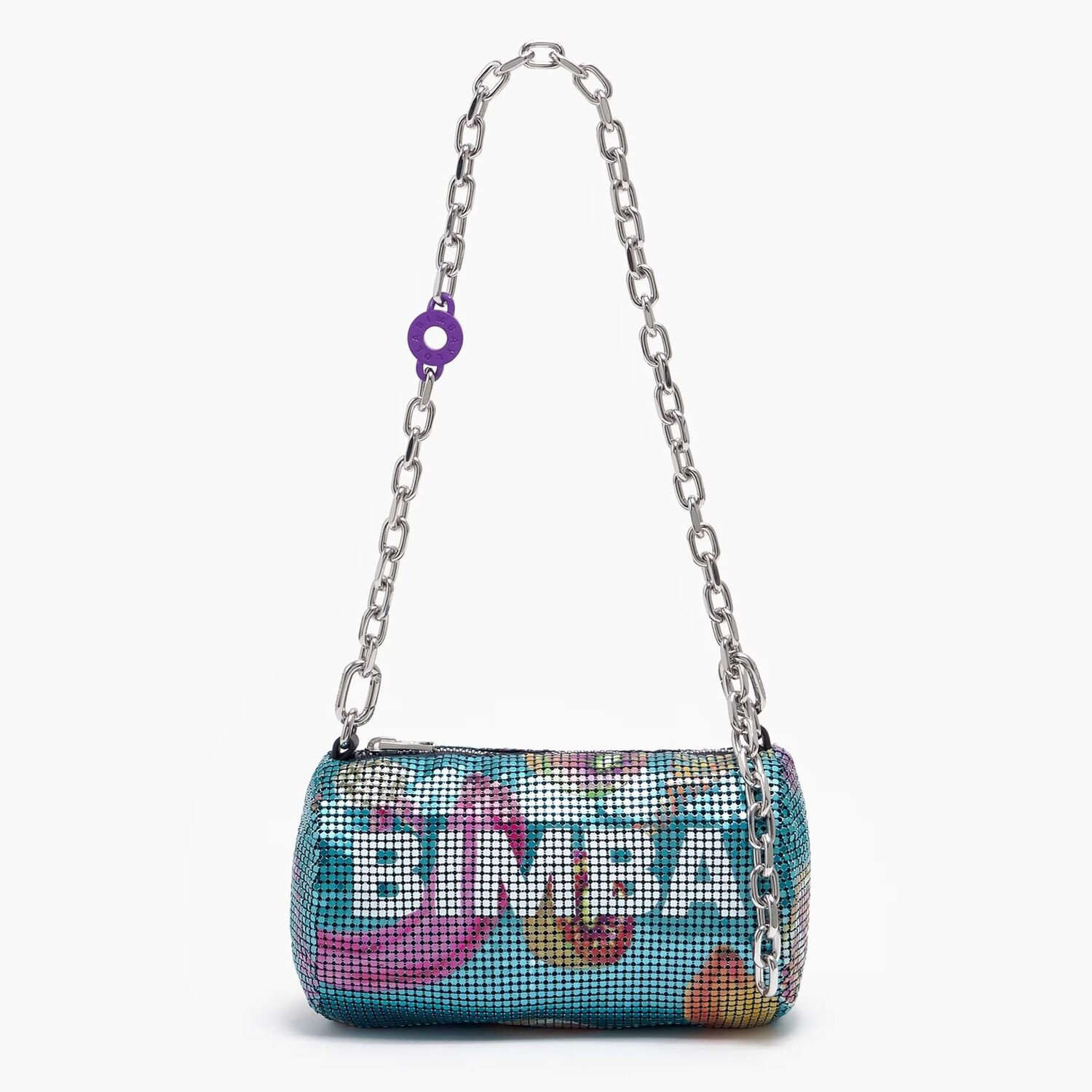 

Сумка Bimba Y Lola Aquamarine Bananas Mix Cylindrical Borsa A Tracolla, синий/желтый/розовый