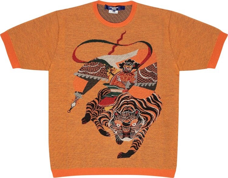 

Свитер Junya Watanabe MAN Short-Sleeve Sweater 'Multicolor', разноцветный, Оранжевый