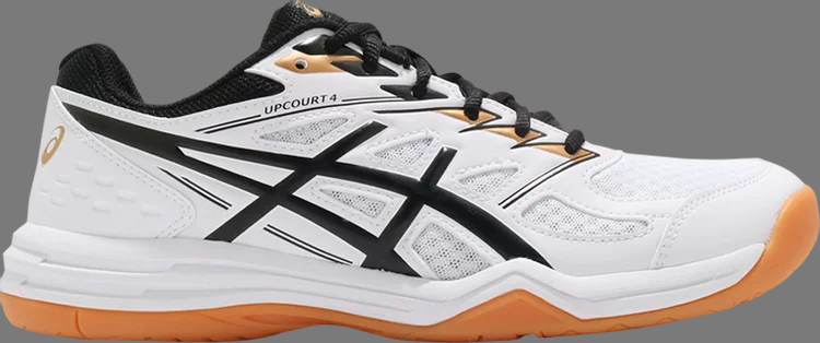 

Кроссовки upcourt 4 'white black' Asics, белый