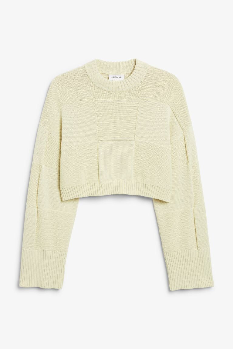 

Короткий вязаный свитер Monki