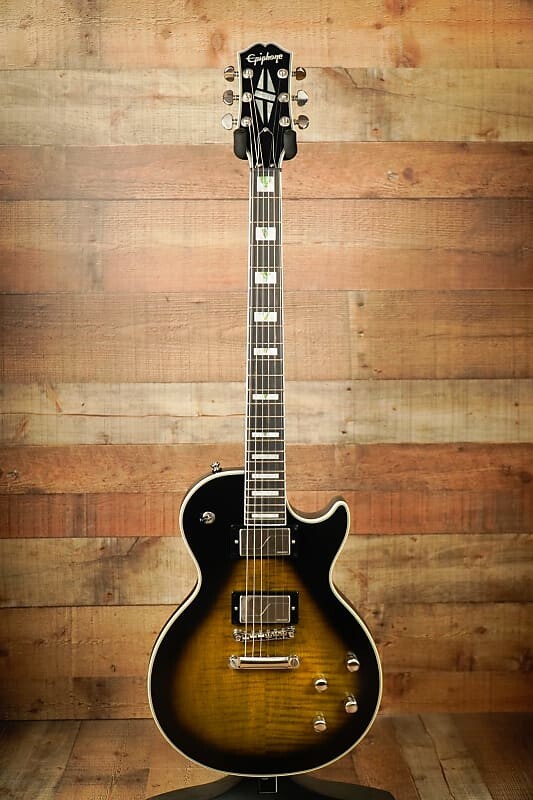 

Epiphone Les Paul Prophecy Olive Tiger Aged Gloss