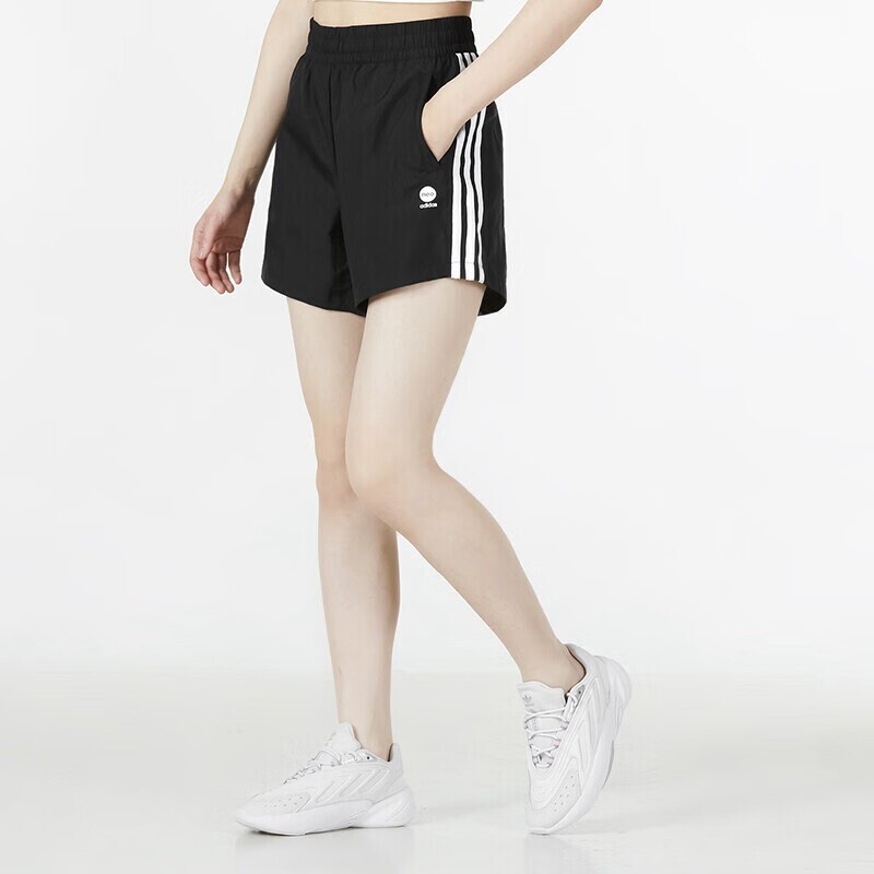

Шорты Adidas NEO, черный/белый