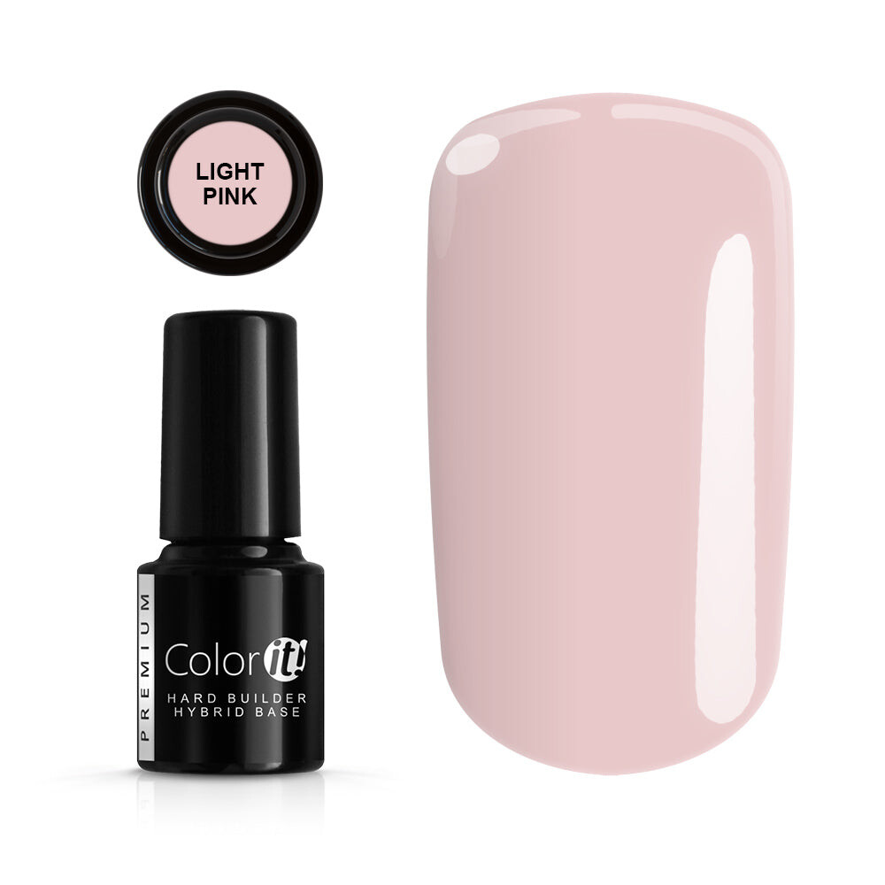 

Silcare Color It Premium Hard Builder Hybrid Base база для гибридного лака Светло-розовый 6г