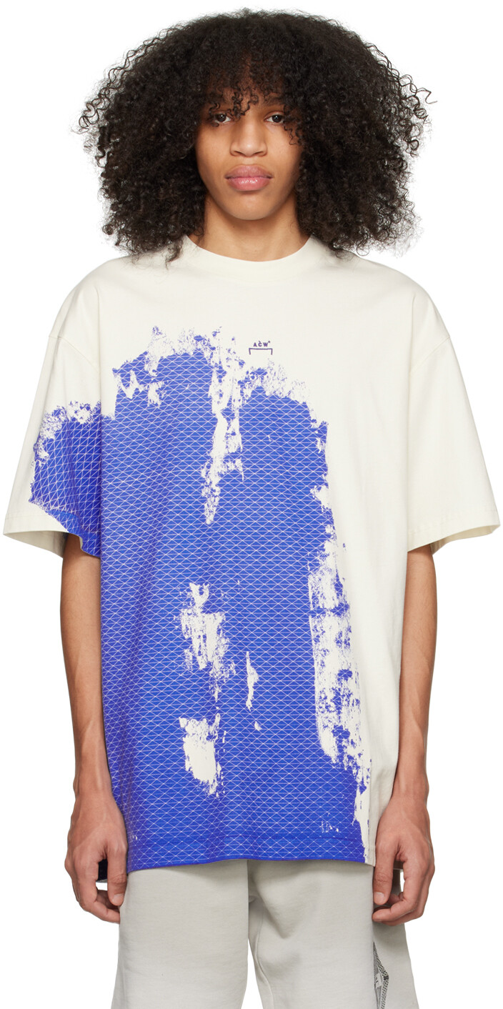 

Футболка Off-White Brushstroke A-COLD-WALL*, Синий