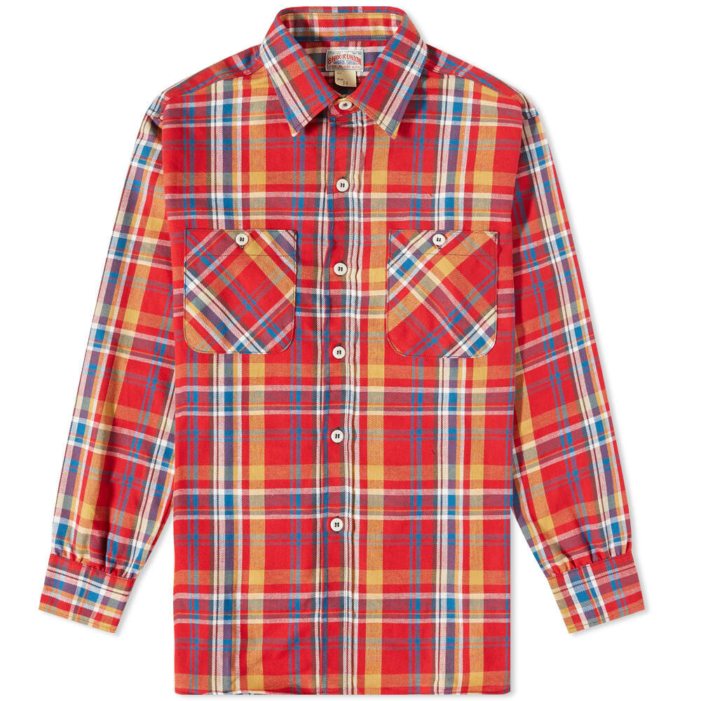 

Рубашка The Real McCoys Joe McCoy 8HU Check Flannel Shirt