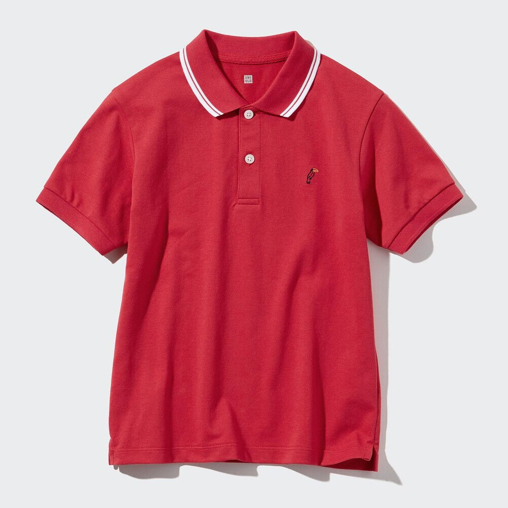 

Футболка-поло UNIQLO, красный