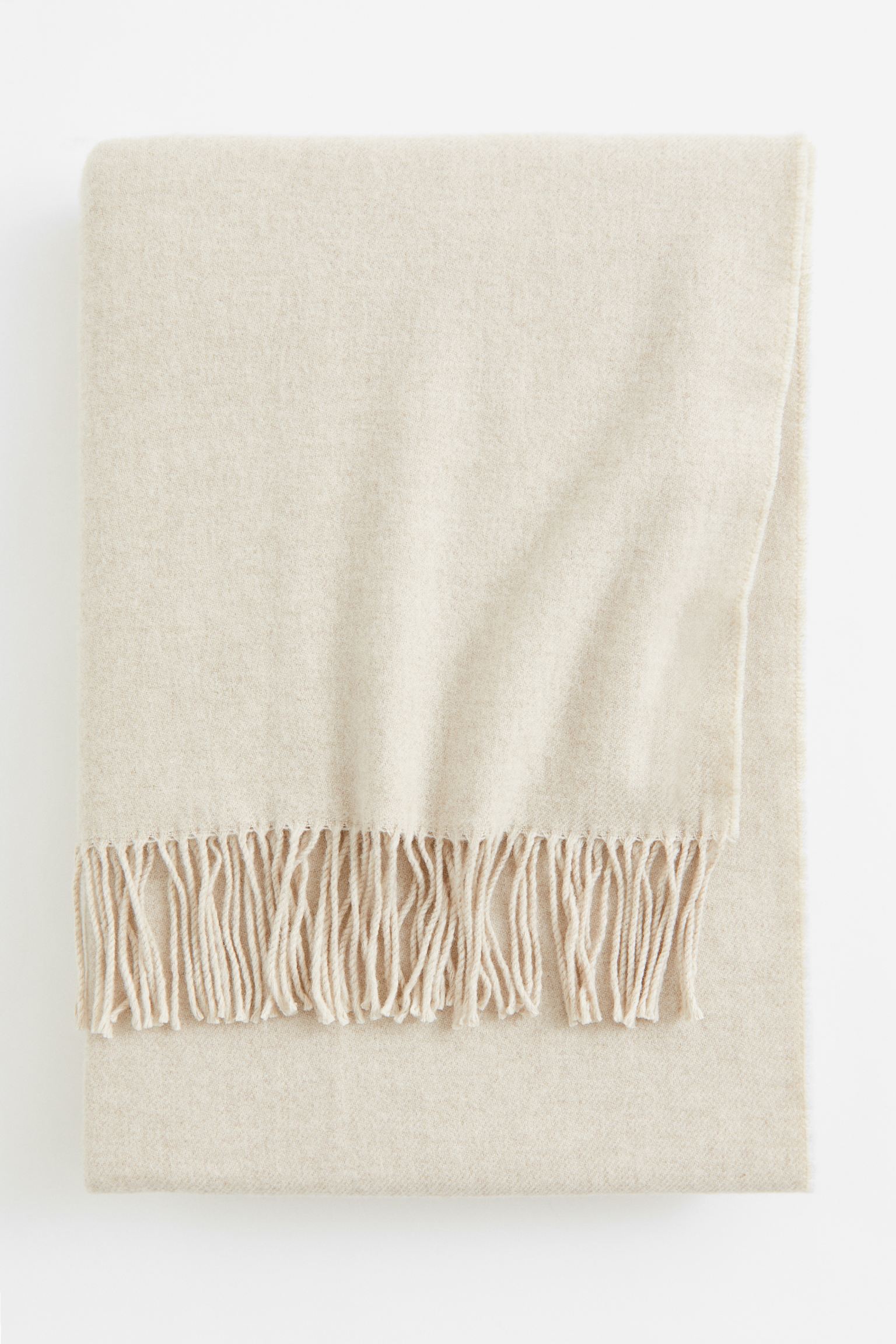 Плед H&M Home Wool-blend, светло-бежевый плед s