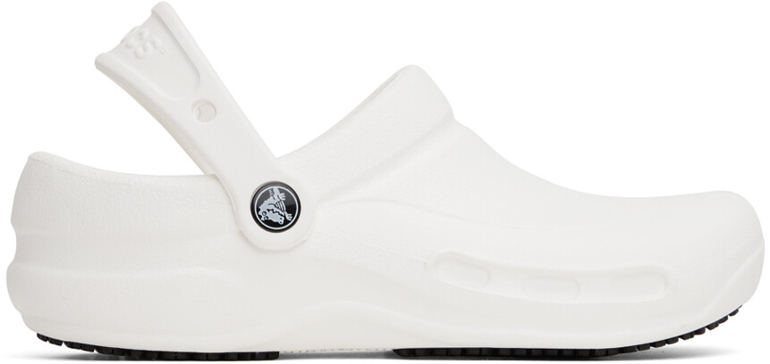 

Белые сабо бистро Crocs