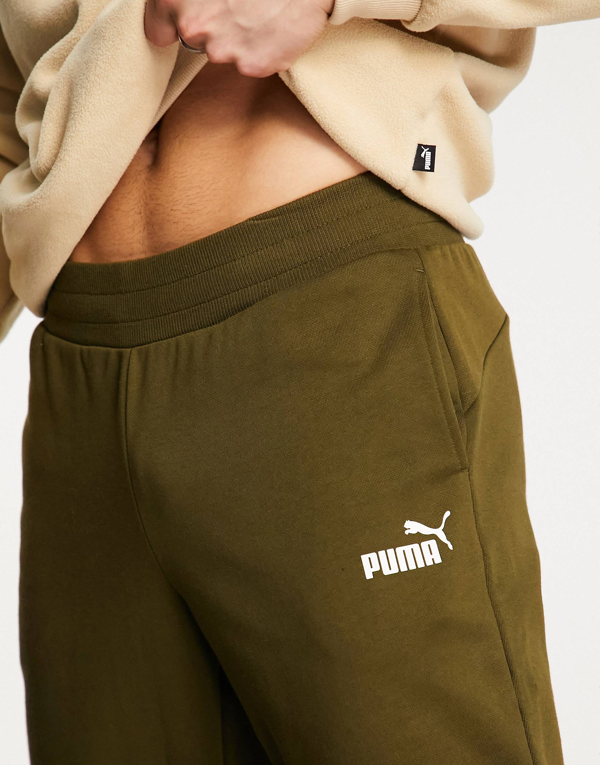 Мужские брюки спортивные Puma Essentials, зеленый – купить по выгодным  ценам с доставкой из-за рубежа через сервис «CDEK.Shopping»