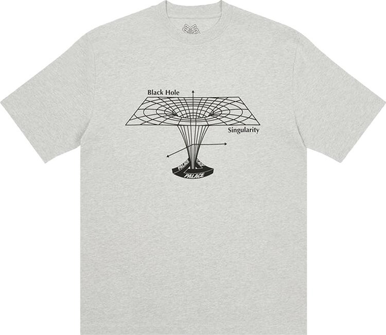 

Футболка Palace Black Hole T-Shirt 'Grey Marl', серый