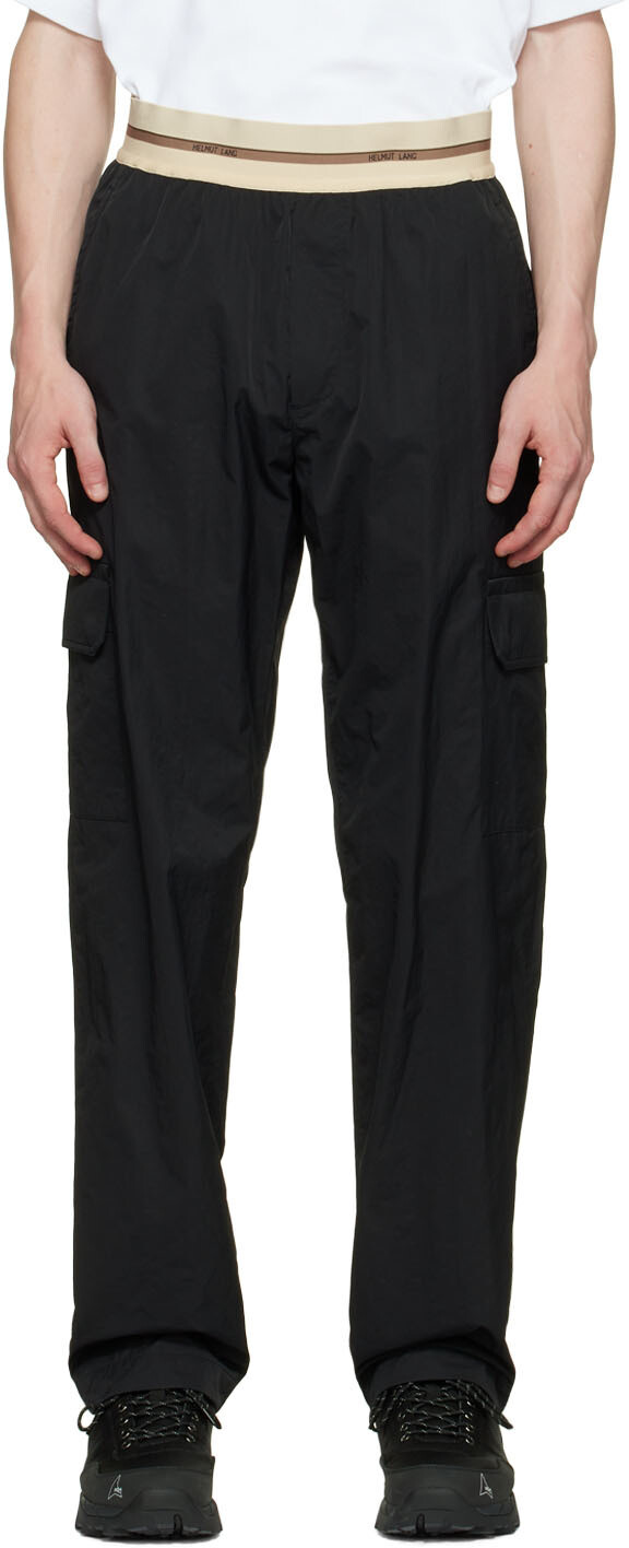 

Черные нейлоновые брюки карго Helmut Lang