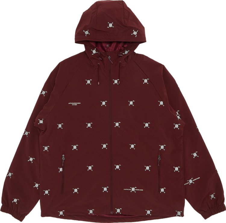 Куртка Supreme x UNDERCOVER Track Jacket Burgundy, красный куртка bdu supreme x undercover цвет черный