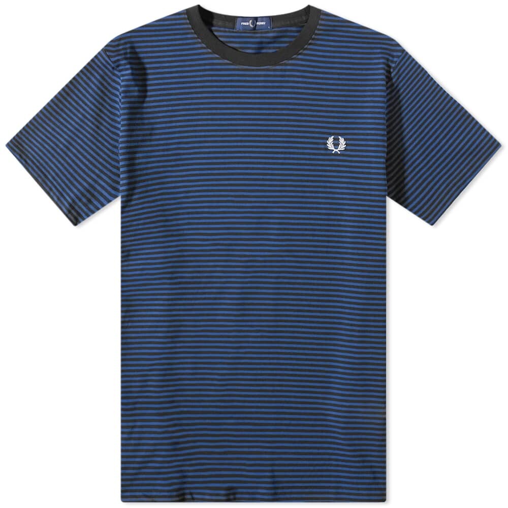 

Футболка Fred Perry Fine Stripe T-Shirt, Синий