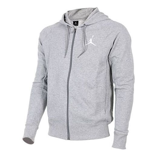 

Куртка Air Jordan Athleisure Casual Sports Knit Hooded Jacket Gray, серый