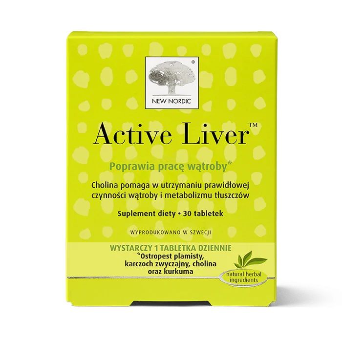 цена Препарат, поддерживающий функцию печени Active Liver Tabletki, 30 шт