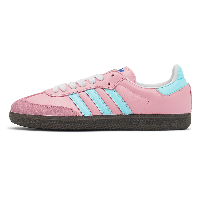 

Кроссовки adidas originals SAMBA OG Skateboarding Shoes Unisex Low-top Pink And Blue, розовый