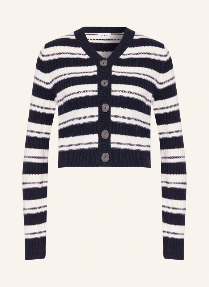 

Укороченный кардиган с кашемиром Ftc Cashmere, белый