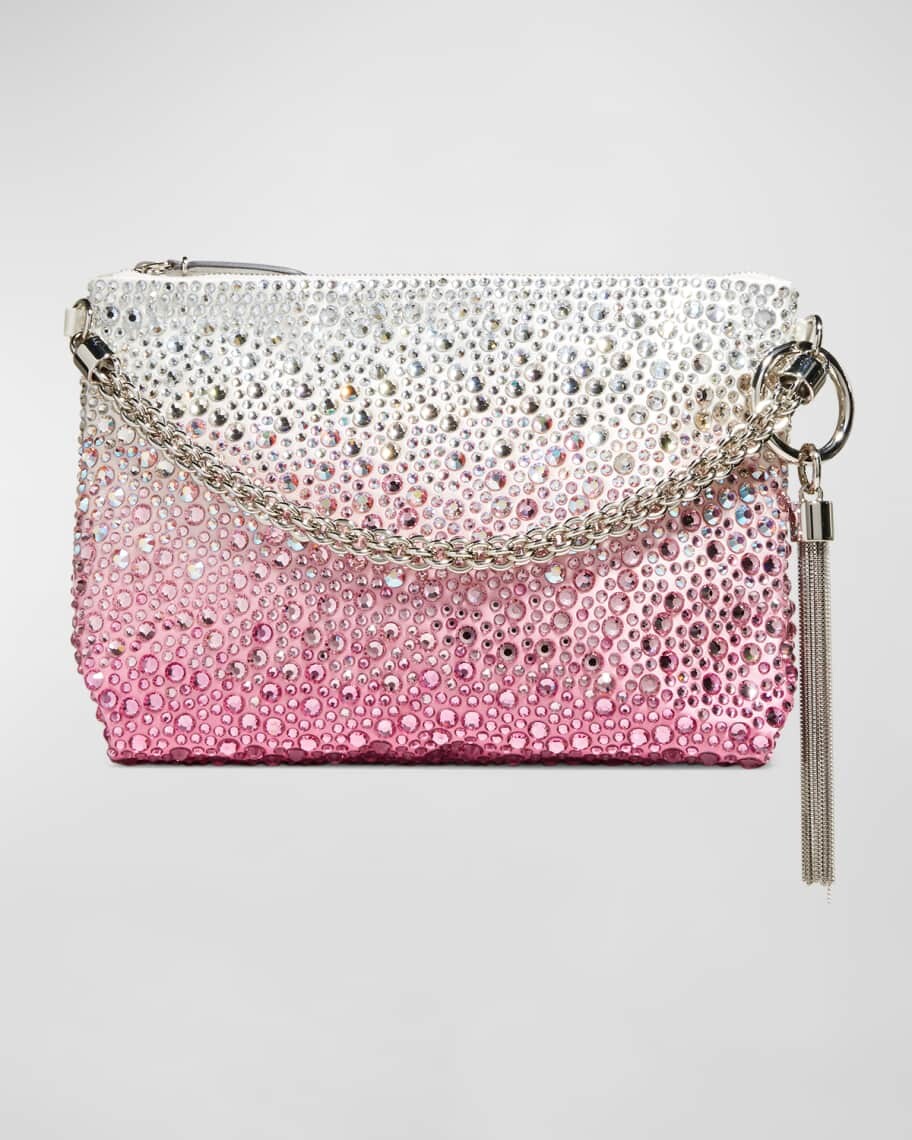 

Кожаная сумка с цепочкой и ручкой сверху Callie Crystal Jimmy Choo