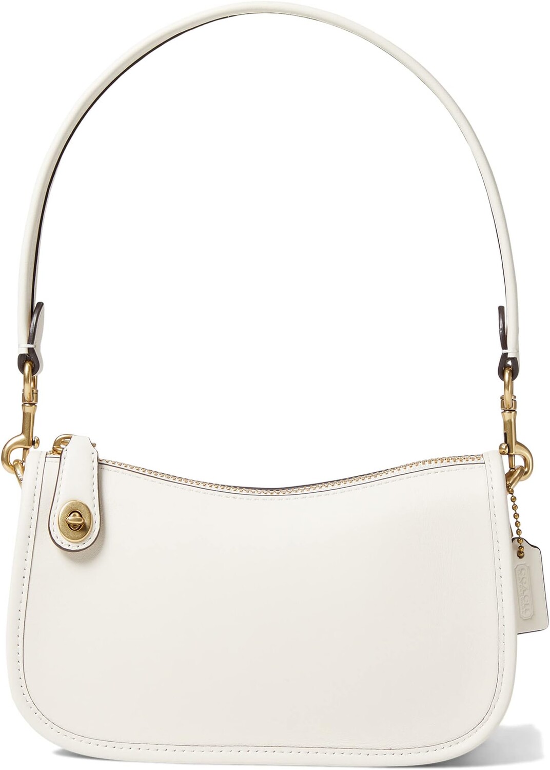 

Сумка The Coach Originals Glovetanned Leather Swinger 20 COACH, цвет Chalk