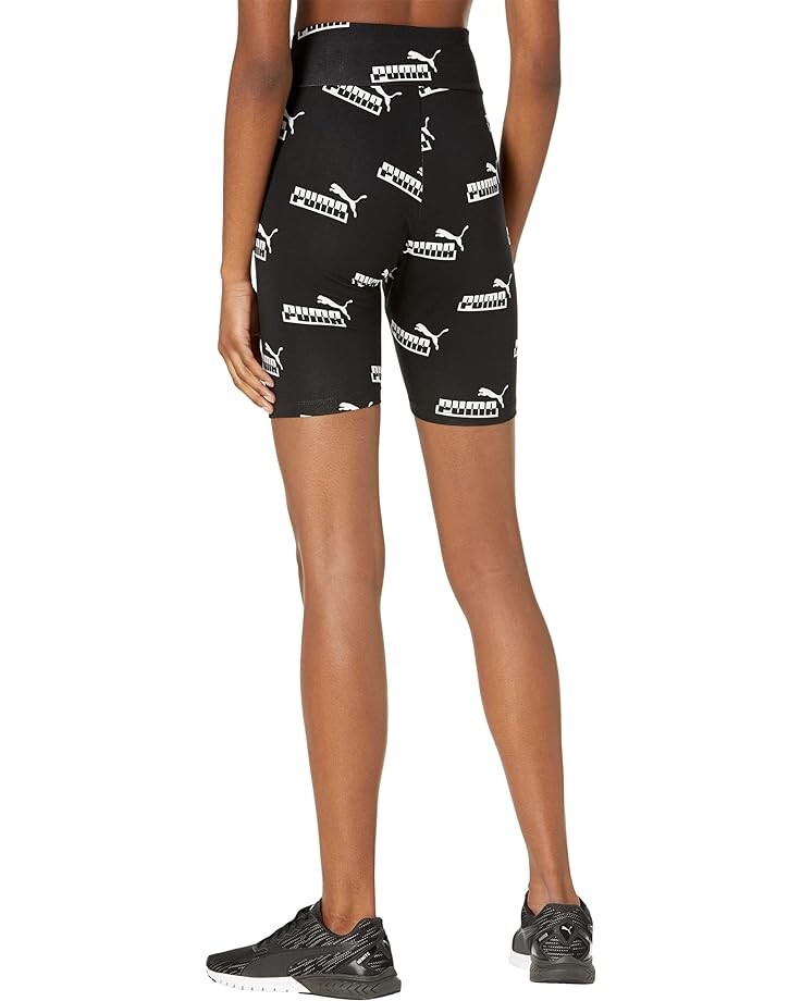 

Шорты PUMA Amplified 7" All Over Print Short Tights, цвет Puma Black