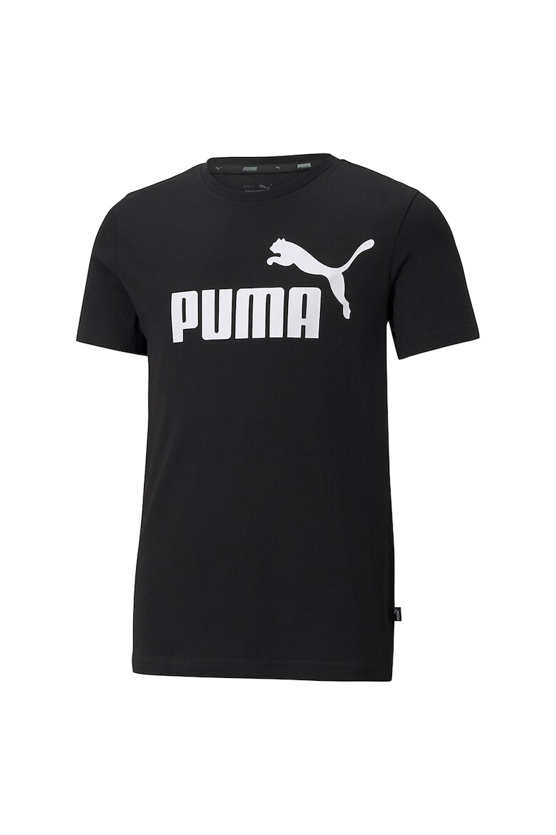 

Хлопковая футболка с логотипом Puma, черный
