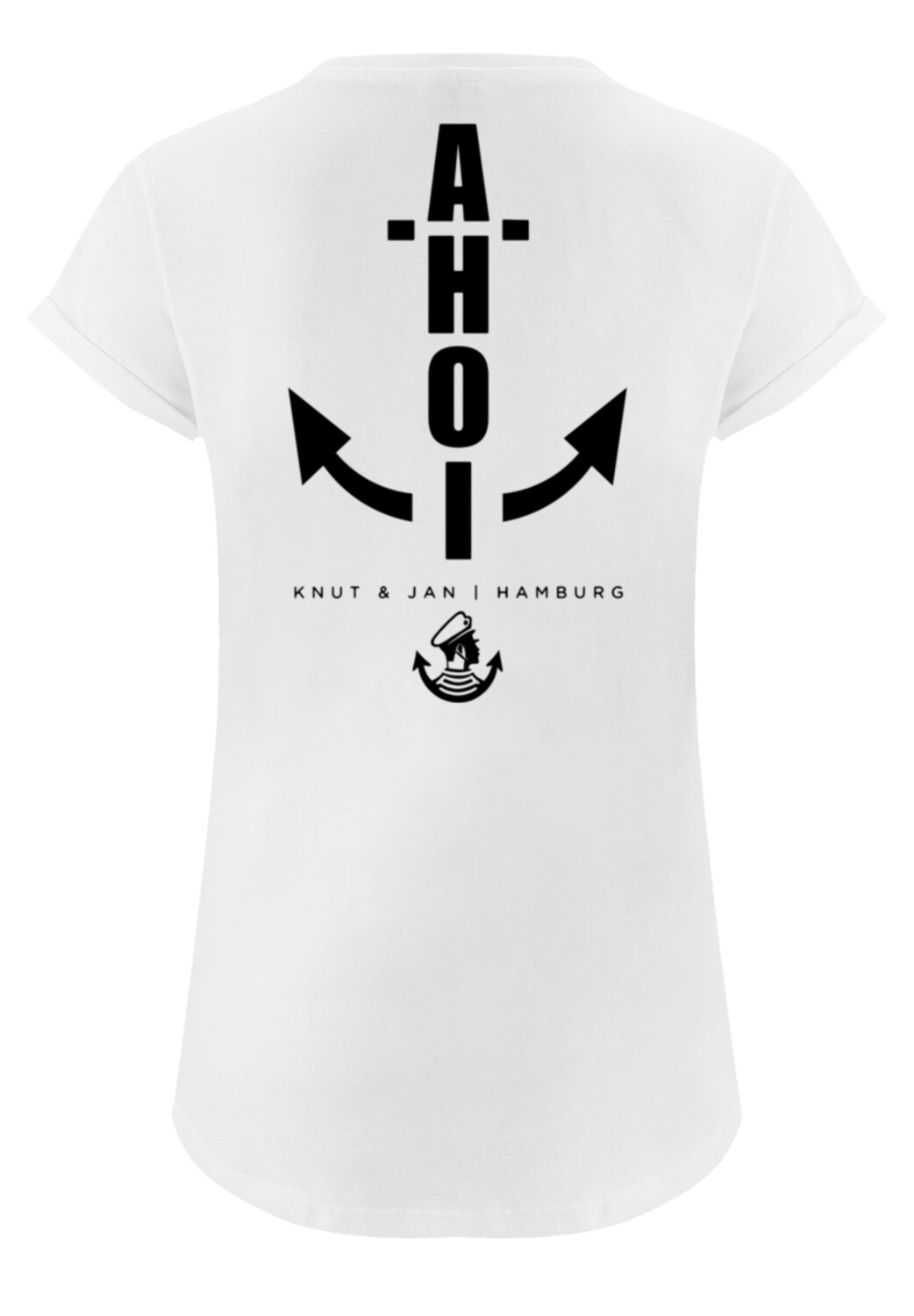

Футболка F4NT4STIC Ahoi Anker Knut & Jan Hamburg, белый