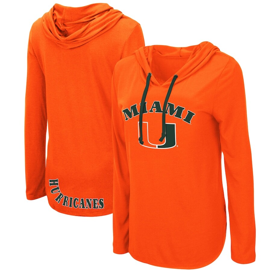 

Футболка с длинным рукавом Colosseum Miami Hurricanes, оранжевый