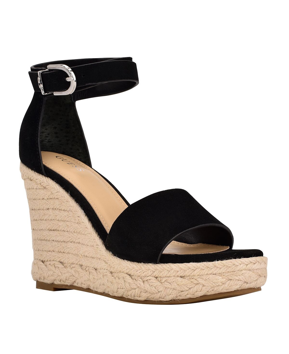 

Женские модные эспадрильи Hidy на танкетке GUESS, черный