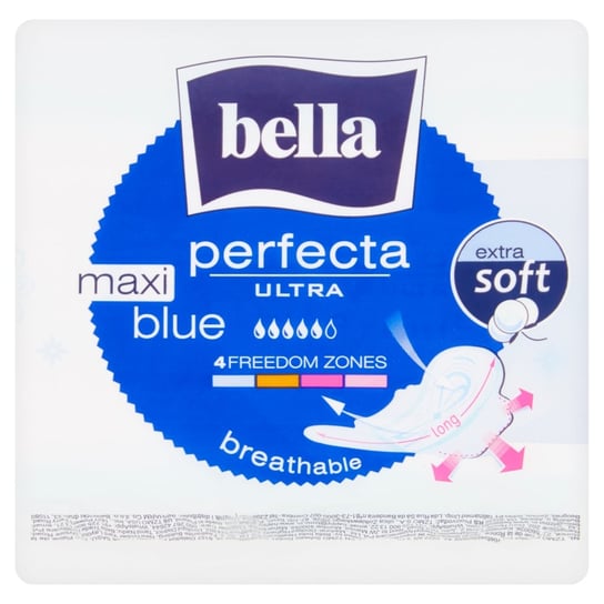 Прокладки гигиенические, 8 шт. Bella Perfecta Ultra Maxi Blue, TZMO