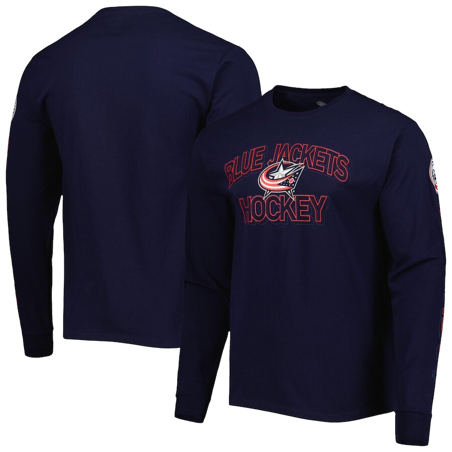 

Футболка с длинным рукавом Knights Apparel Columbus Blue Jackets