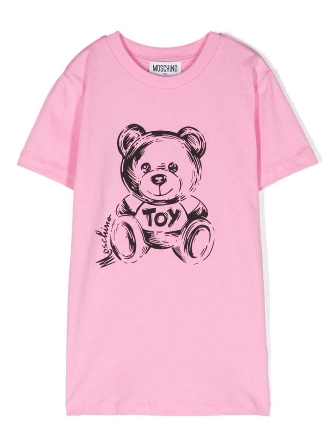 

Moschino Kids футболка с принтом Teddy Bear, розовый