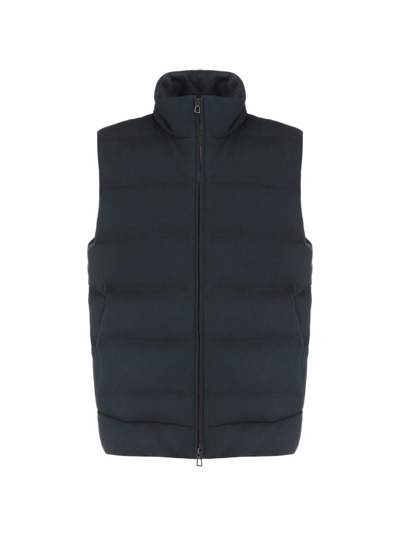 

Стеганый кашемировый жилет Loro Piana, Серый