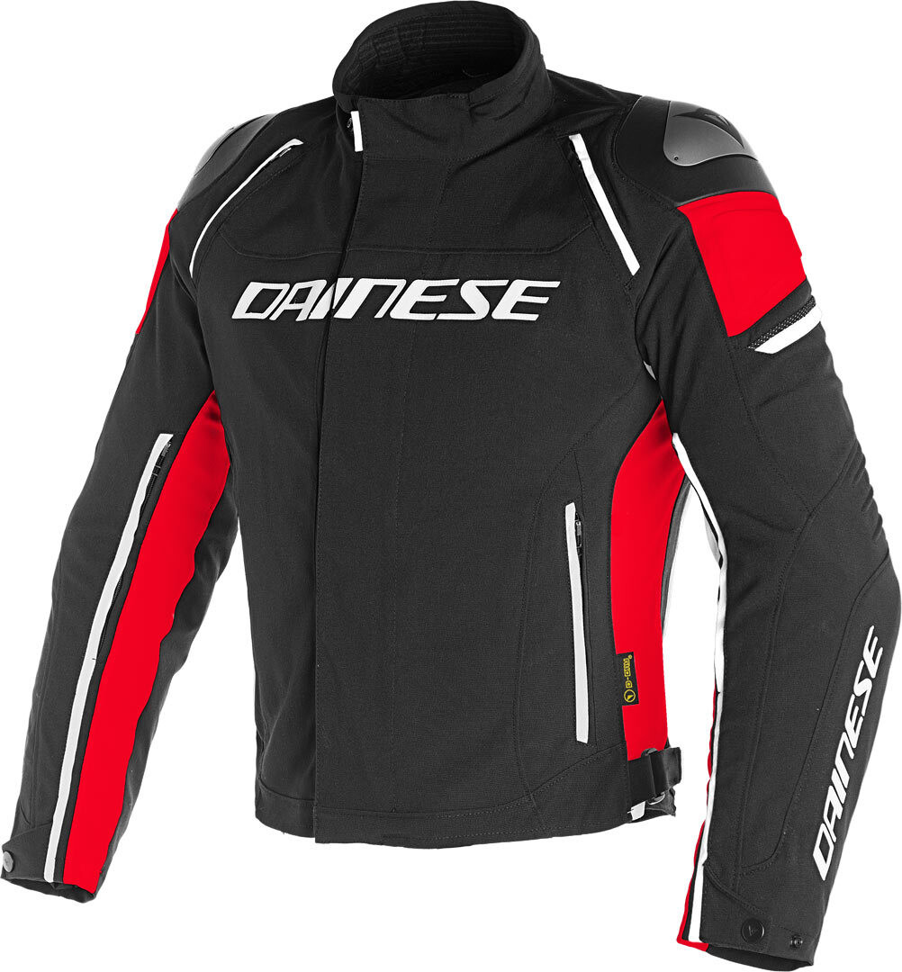 

Dainese Racing 3 D-Dry Текстильная куртка мотоцикла, черный/красный