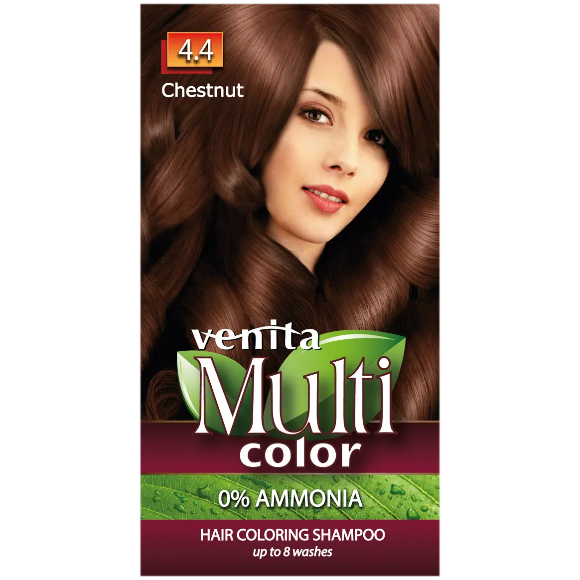 

Venita Multi Color шампунь для окрашивания волос 4.4 каштан, 40 г