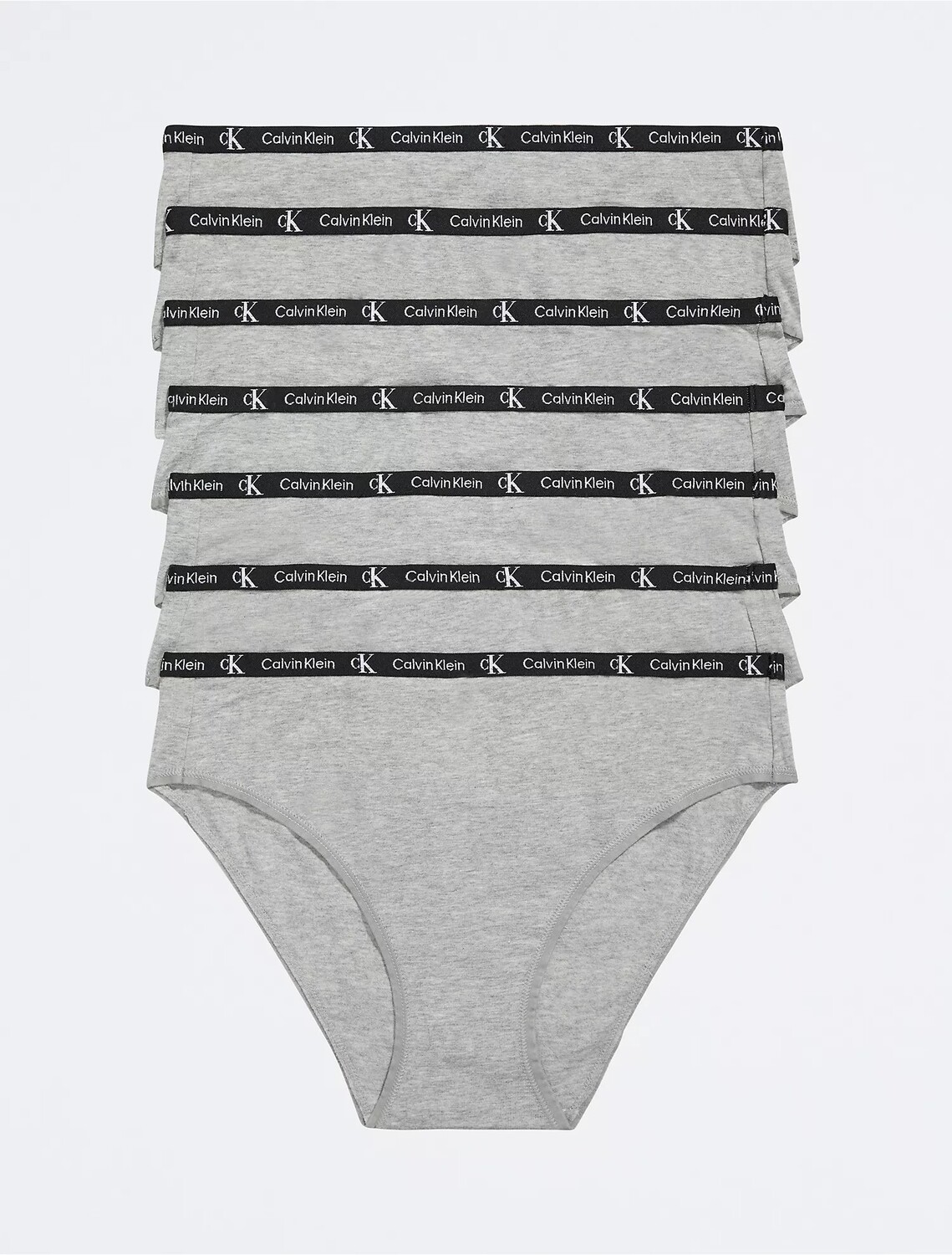 

Комплект трусов Calvin Klein 1996 Modern, 7 предметов, серый