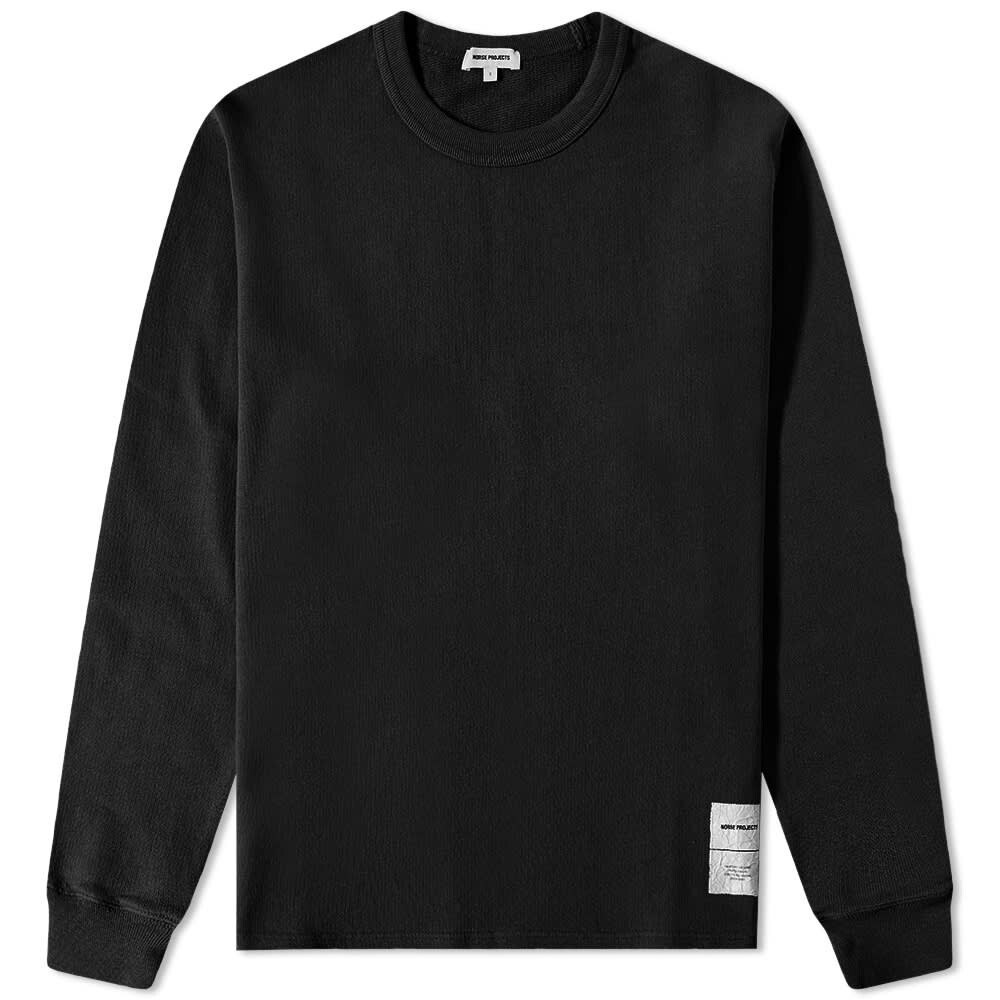 

Толстовка Norse Projects Fraser Tab Series Crew Sweat, Черный