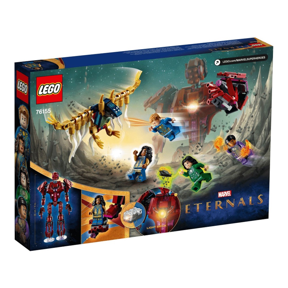 Заказать Конструктор LEGO Super Heroes 76155 Вечные перед лицом Аришема –  цены, описание и характеристики в «CDEK.Shopping»