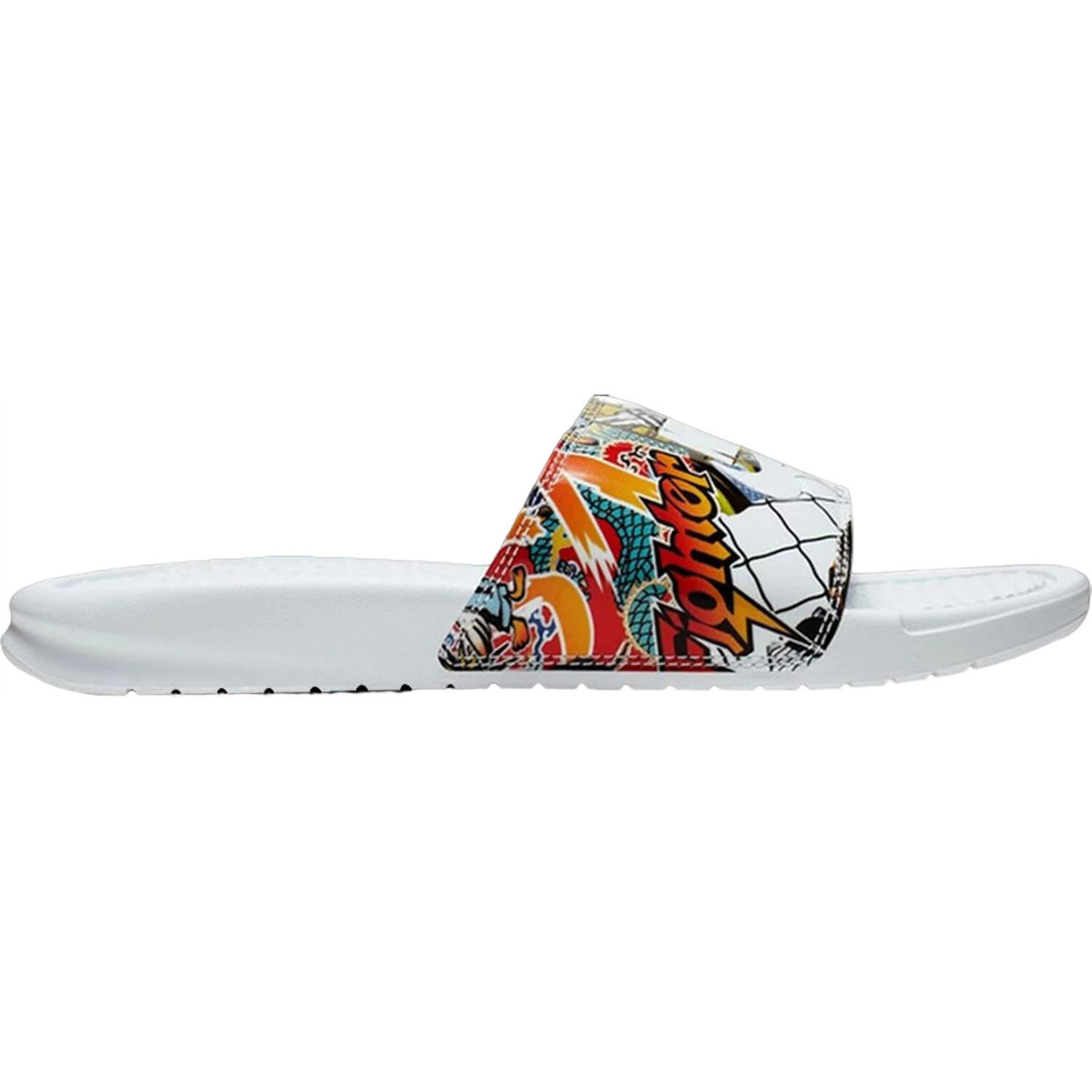 цена Шлепанцы Nike Wmns Benassi JDI Print, белый/мультиколор