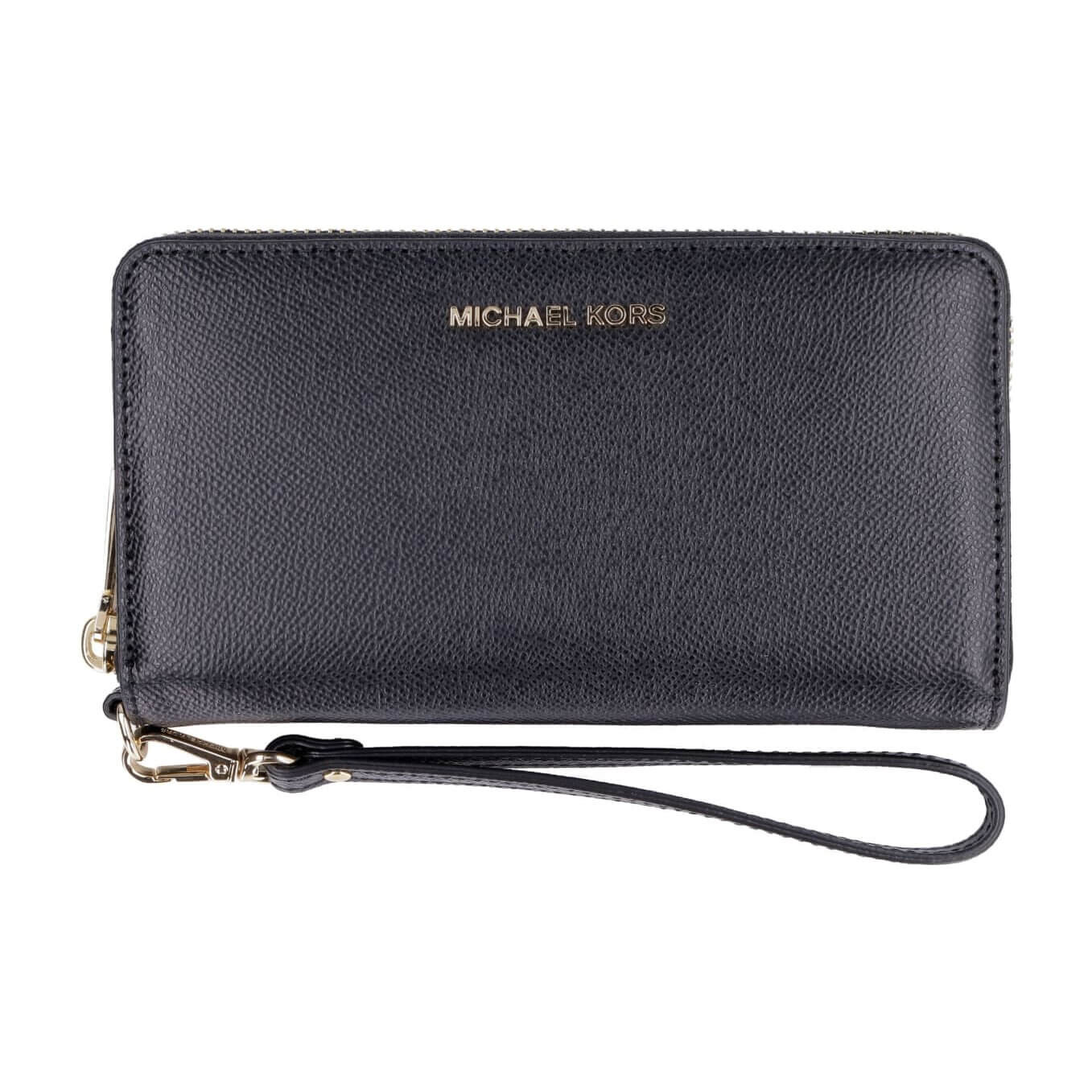 

Бумажник Michael Kors Logo Leather, черный