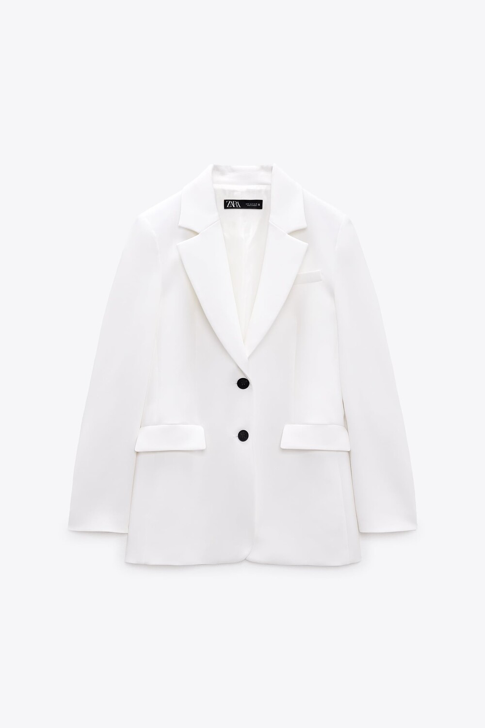 

Пиджак с заказом ZARA, устричный белый