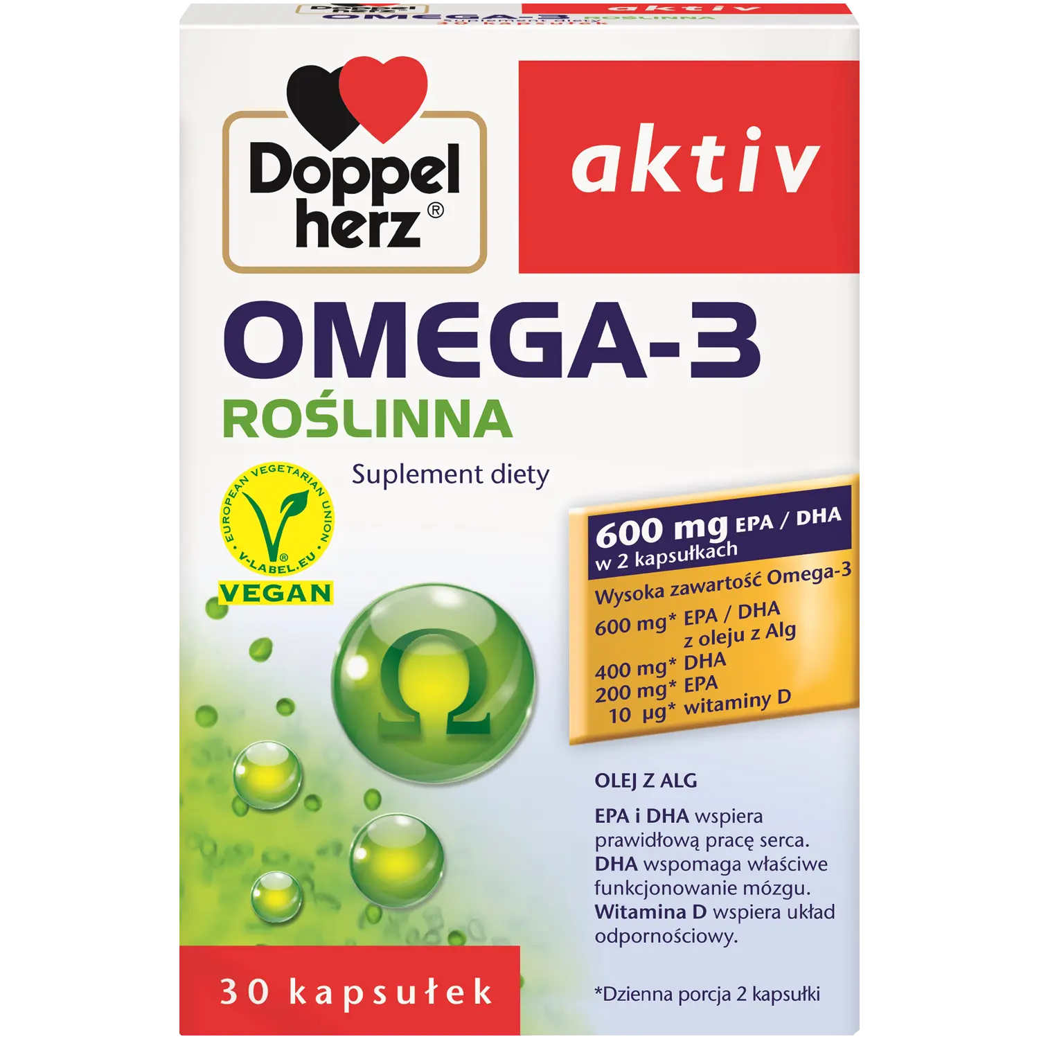 

Doppelherz Omega-3 биологически активная добавка, 30 таблеток/1 упаковка