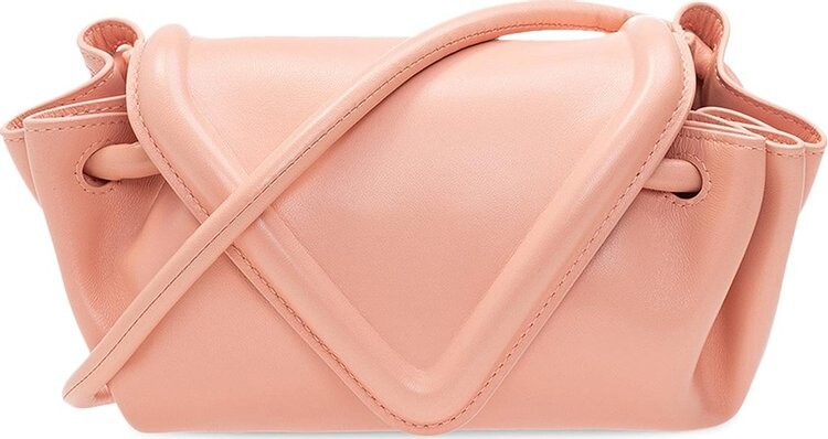 

Сумка Bottega Veneta Beak Bag Peachy/Silver, серебряный