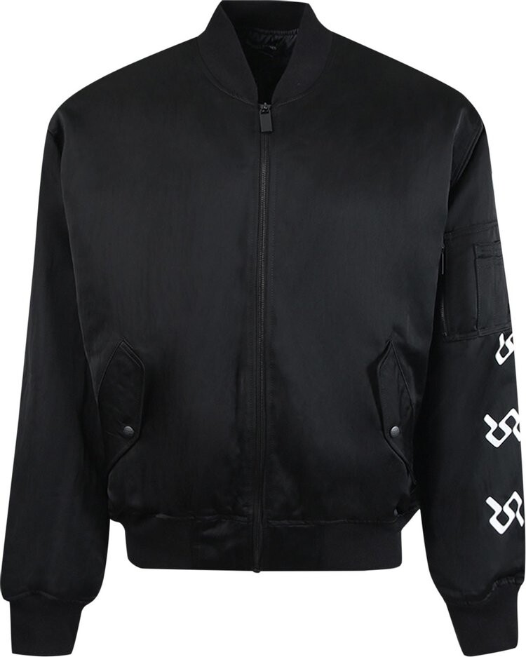 

Бомбер Enfants Riches Déprimés Apt Logo Bomber 'Black/White', черный