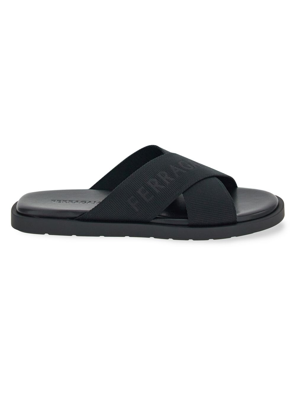 

Шлепанцы Fenice Tex с логотипом FERRAGAMO, неро